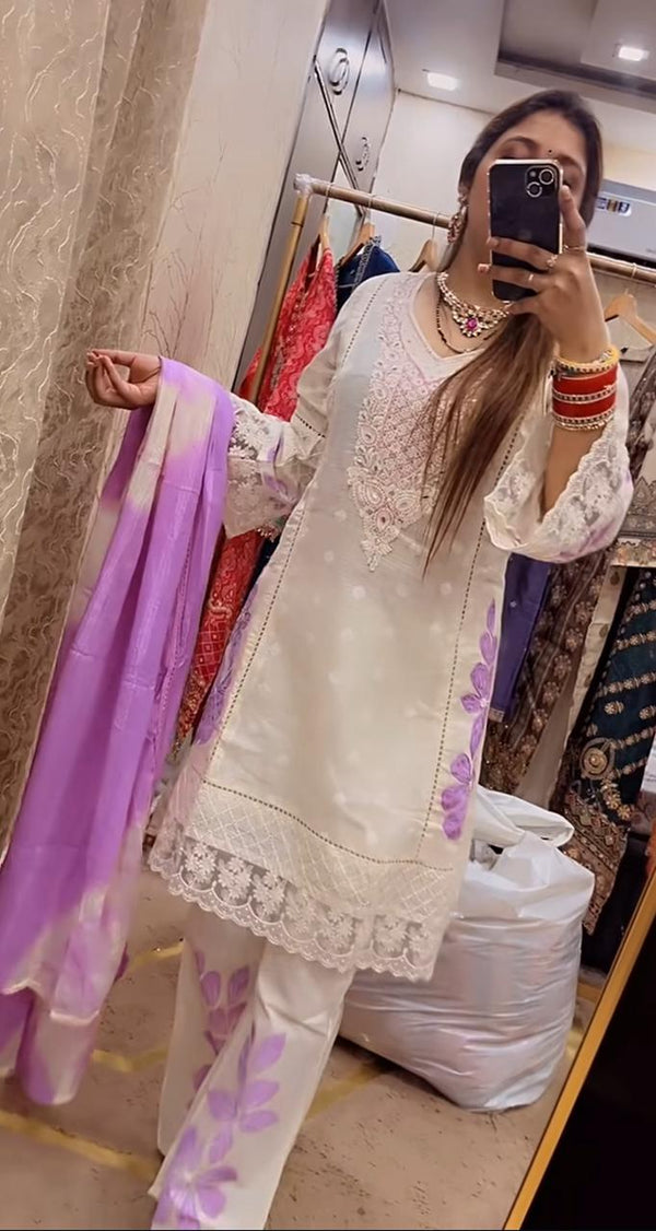 AAYRA Fashion Women's Heavy Fox Georgette Kurti Pair for Women